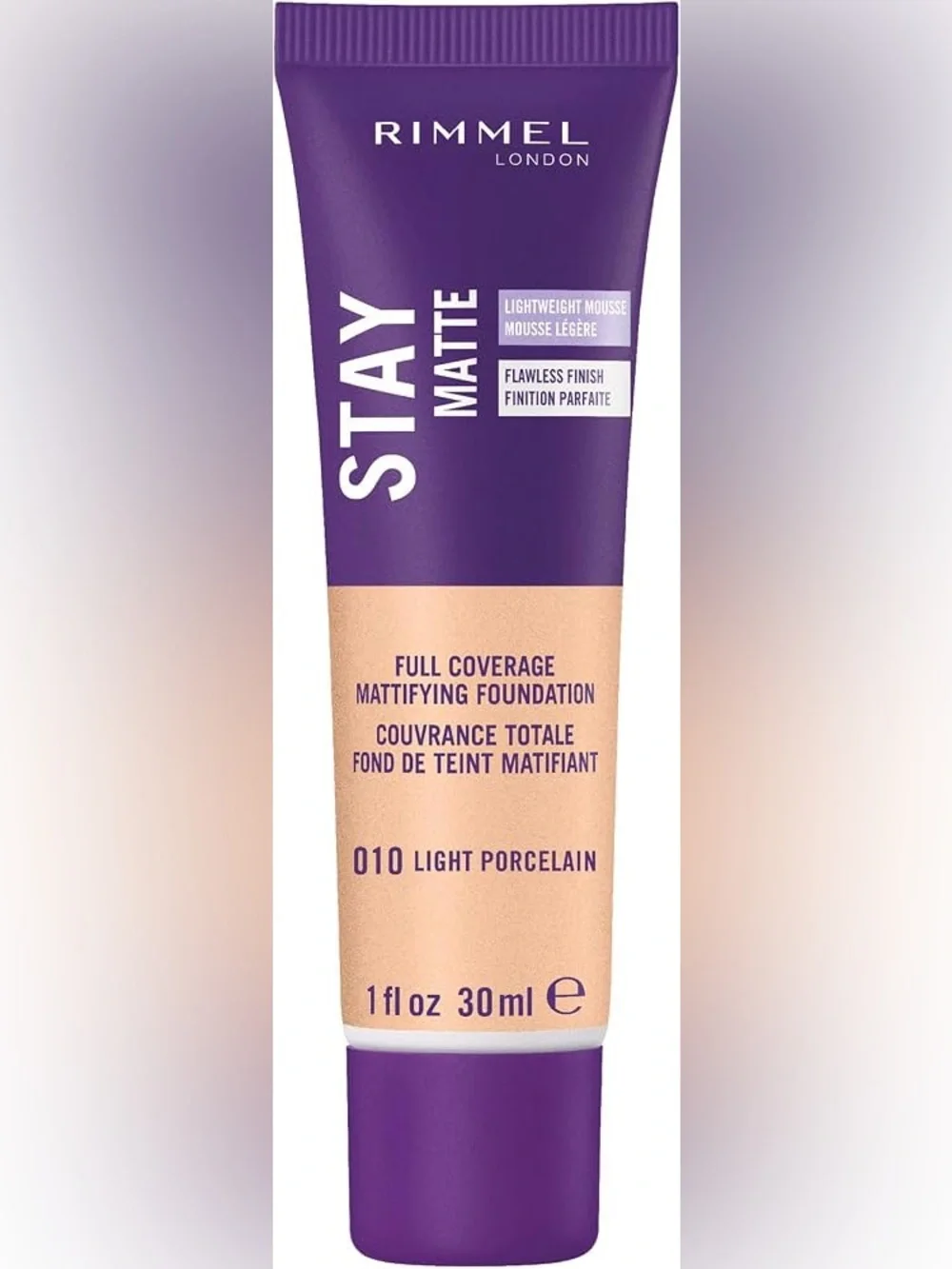 Rimmel London Stay Matte Foundation - 010 Light Porcelain